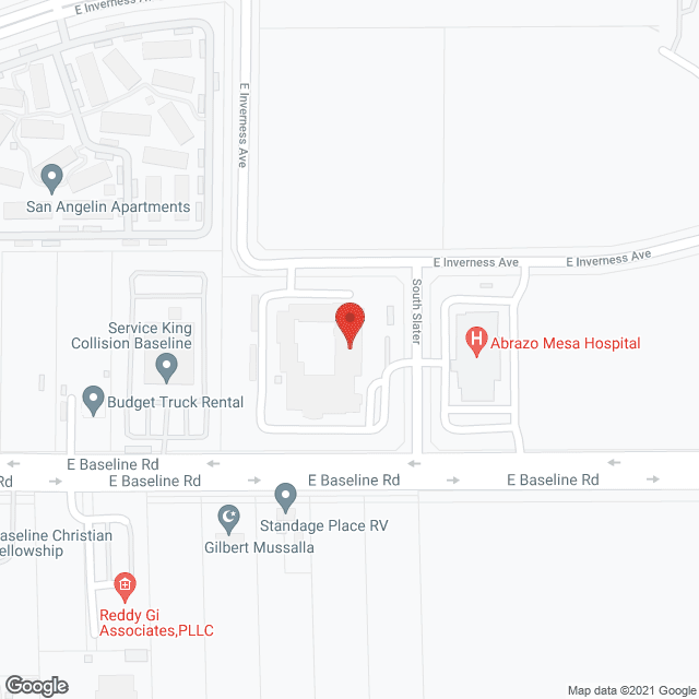 Encompass Health East Valley Rehabilitation in google map
