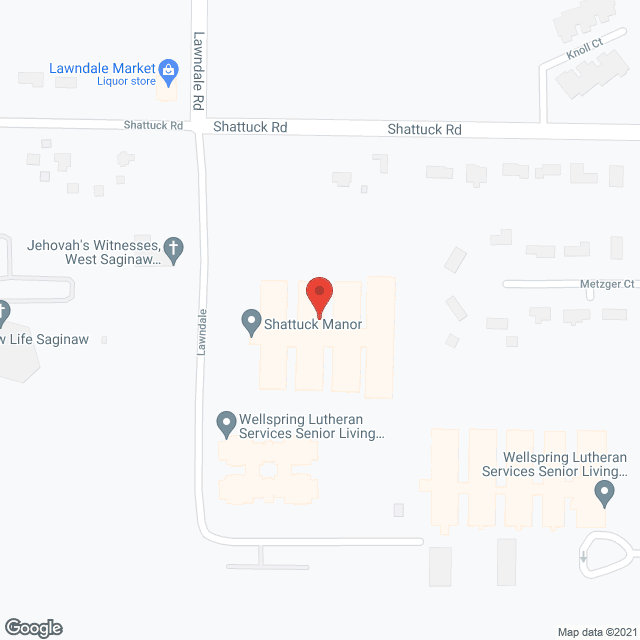Shattuck Assisted Living in google map