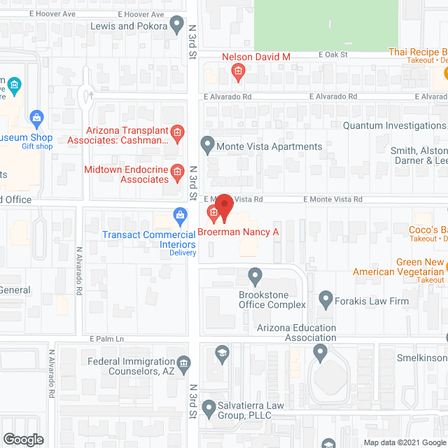 Crdentia Corp in google map