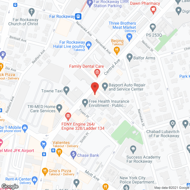 Central Assisted Living in google map