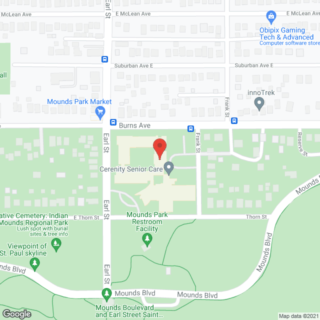 Cerenity Senior Care Marian in google map