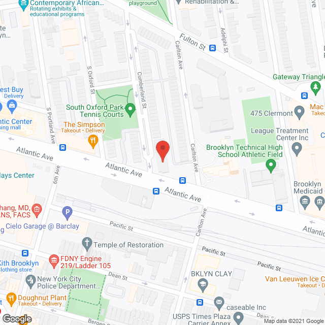 Cumberland Gardens in google map