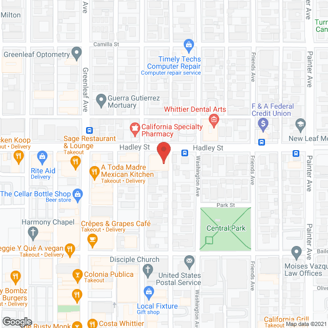 Select Home Care in google map