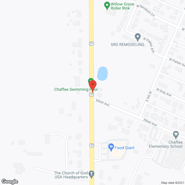 Chaffee Nursing Center in google map