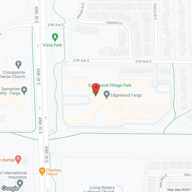 Edgewood Village Homes - Fargo in google map