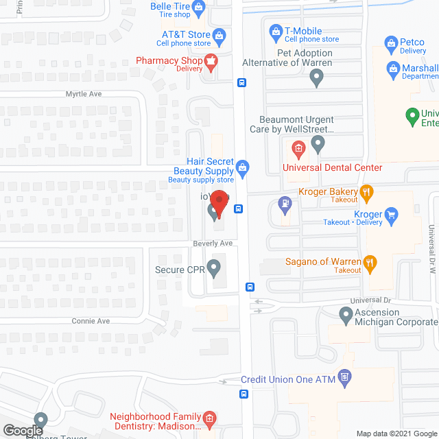 Comfort Care Home Services in google map