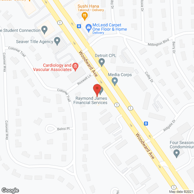 Alliance Senior Care in google map