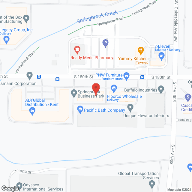 Elderhealth Northwest in google map