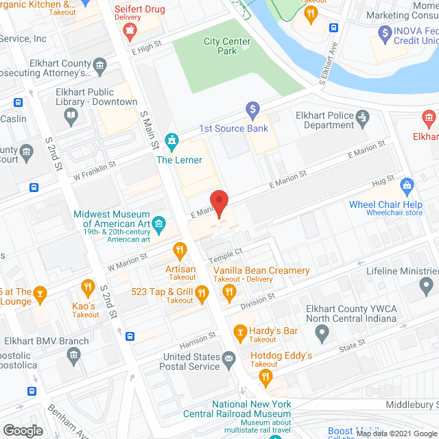 The Cornerstone in google map
