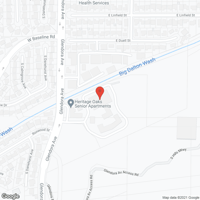 Heritage Oaks Senior Apartments in google map