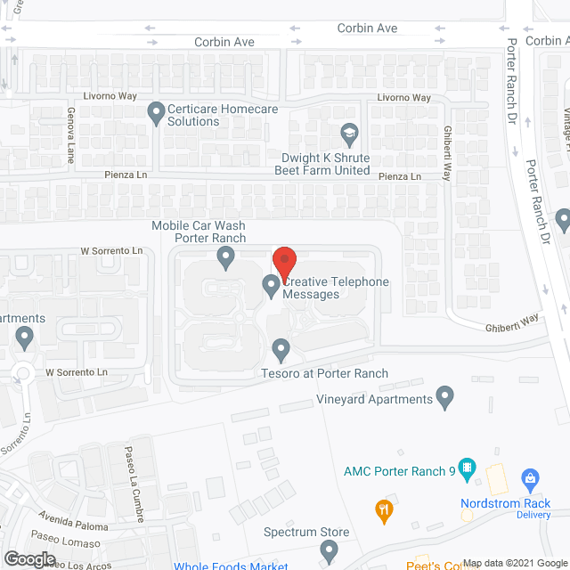 Tesoro Senior Apartments in google map