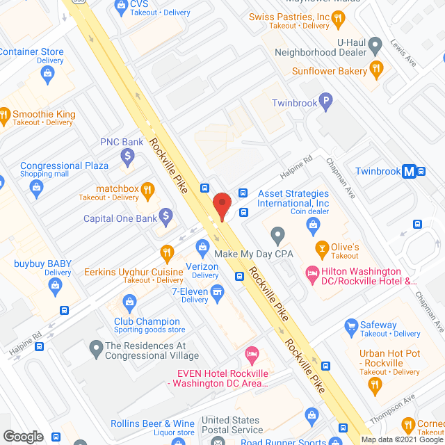 Advanced Senior Care in google map