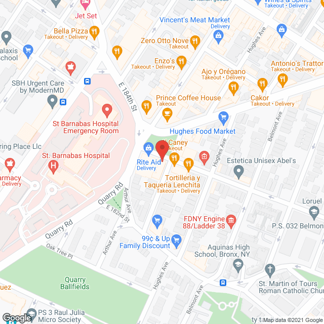 Notre Dame Apartments in google map