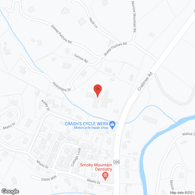 Smoky Mountain Healthcare and Rehabilitation Center in google map