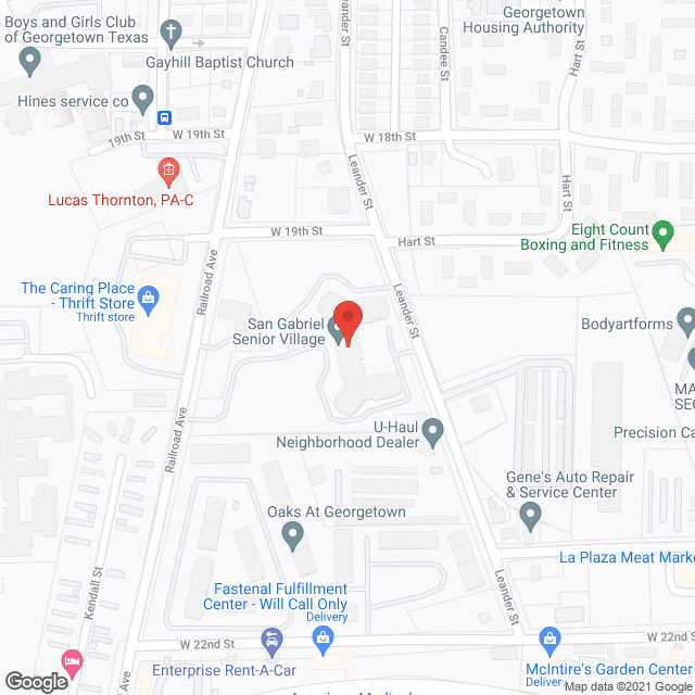 San Gabriel Senior Village in google map