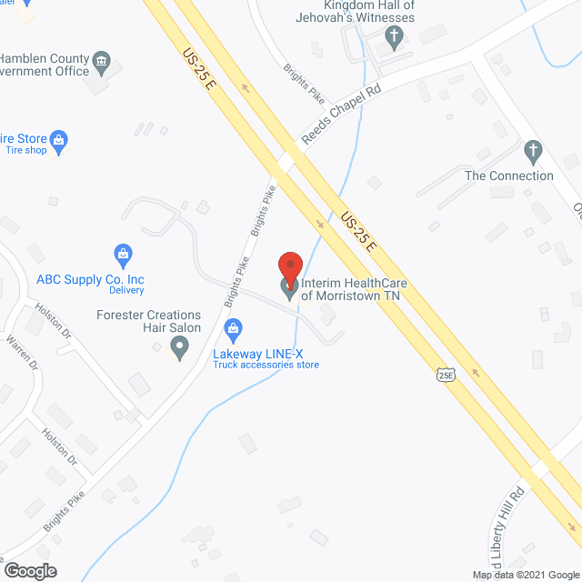 Interim Healthcare of East Tennessee in google map