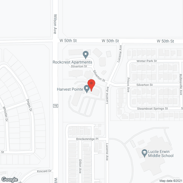 Harvest Pointe in google map