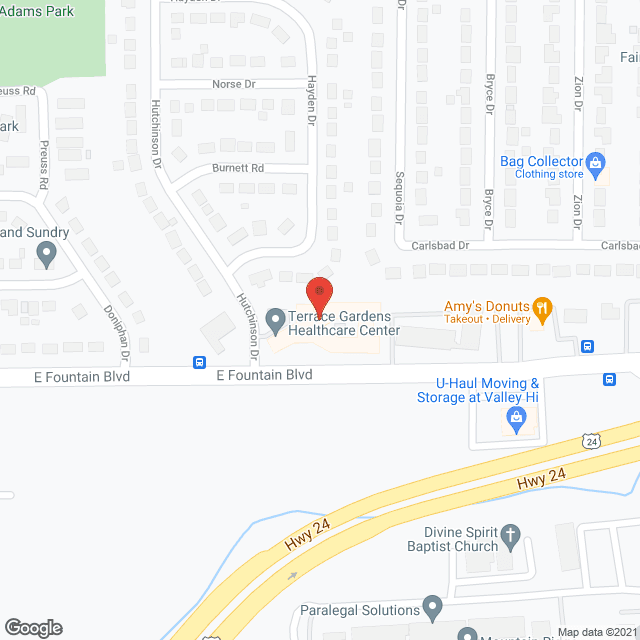 Fountain View Health and Rehabilitation in google map