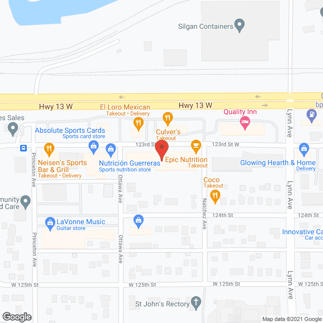 The Hamilton in google map