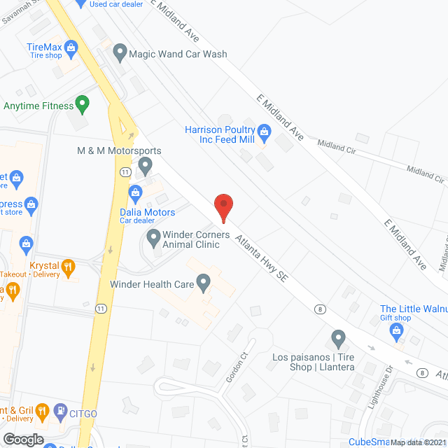 Winder Healthcare Center in google map