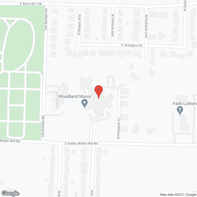 Woodland Manor in google map