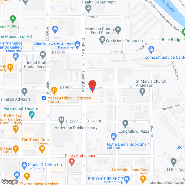 Beverly Terrace in google map