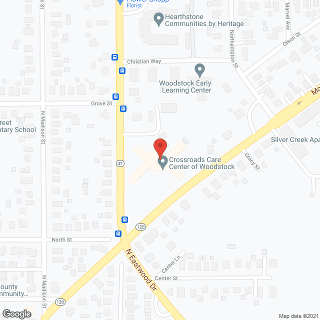 Crossroads Care Center in google map