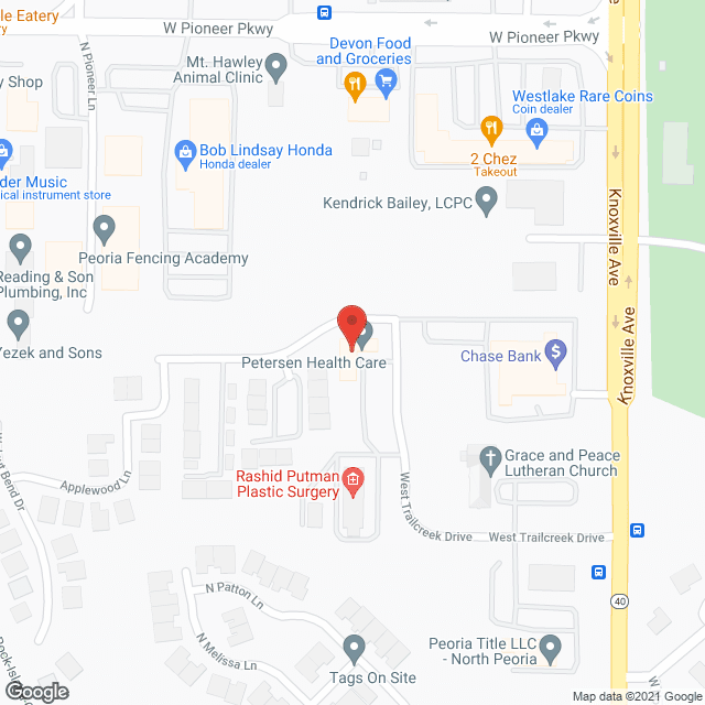 Petersen Health Care in google map