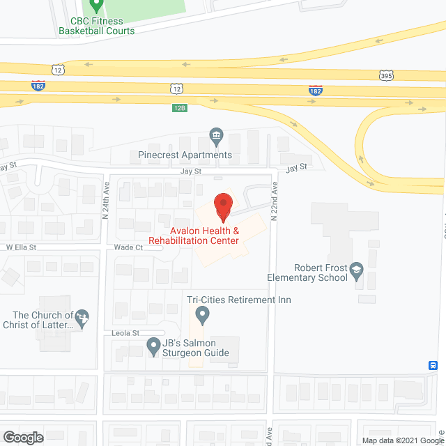 Avalon Health and Rehabilitation Center - Pasco in google map