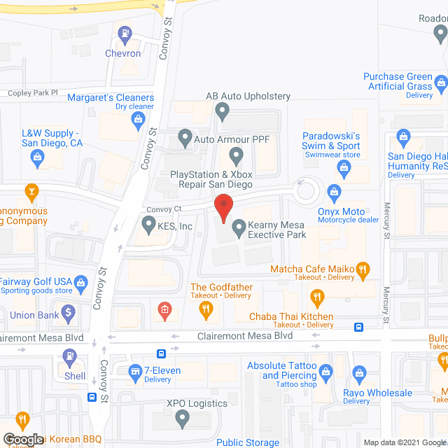 Sunrise Management in google map