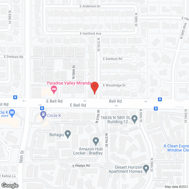 Desert Ridge Assisted Living in google map