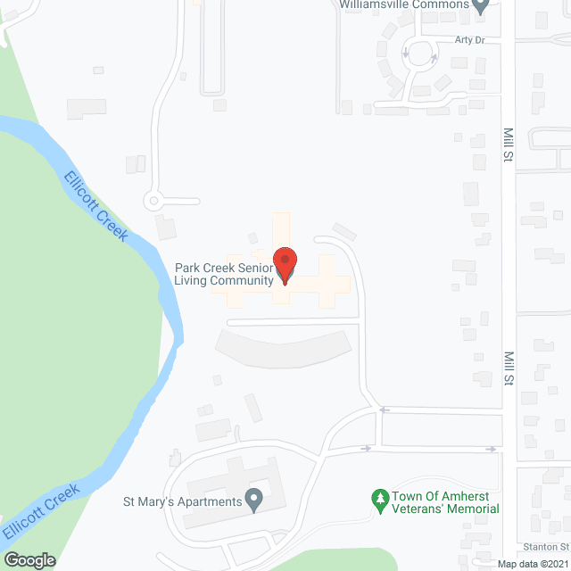 Park Creek in google map
