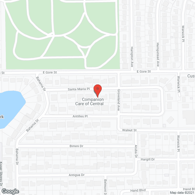 Companion Care of Tampa Bay, Inc in google map