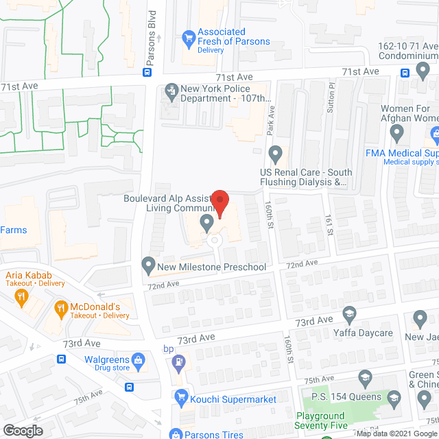 Queens Boulevard ALP in google map