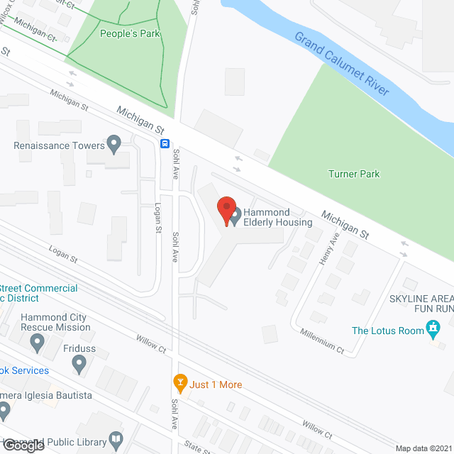 Hammond Elderly Apartments in google map