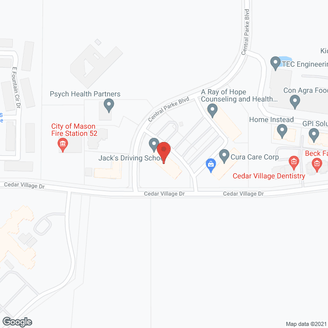 Senior Helpers in google map