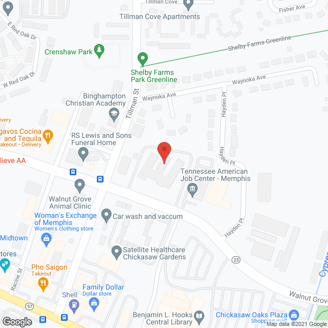 Ashton Place in google map