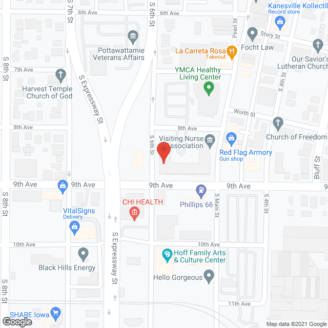 Prime Square Apartments in google map