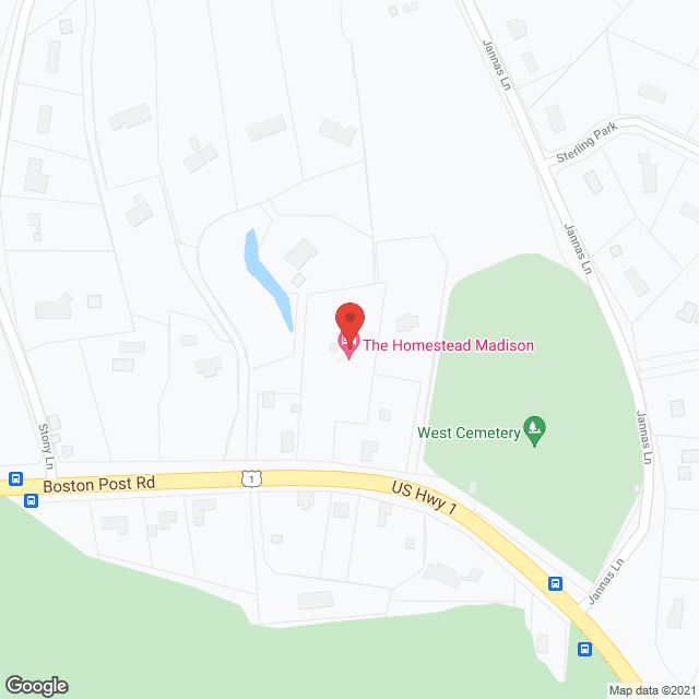 Homestead Madison in google map