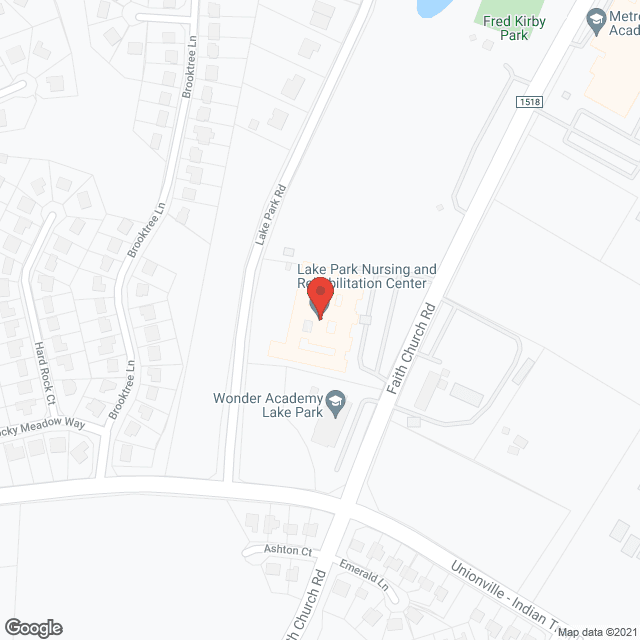 Lake Park Nursing Center in google map