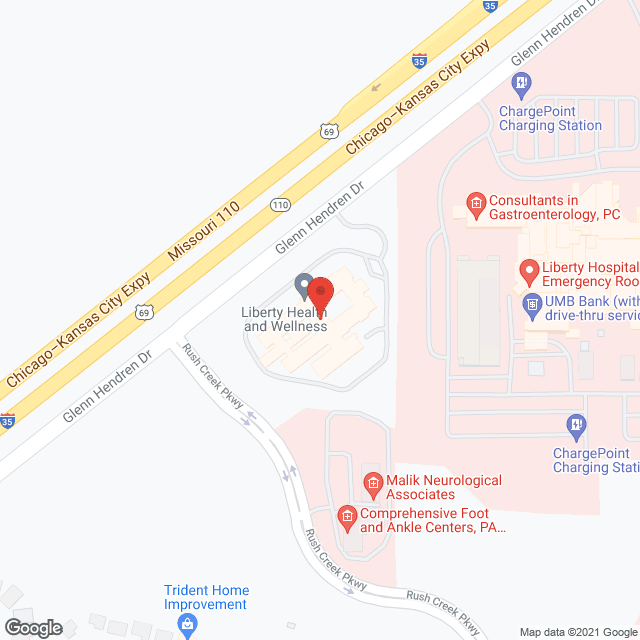 Liberty Terrace Healthcare and Rehab in google map