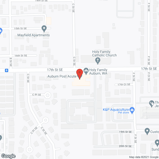Regency Auburn Rehabilitation Center in google map
