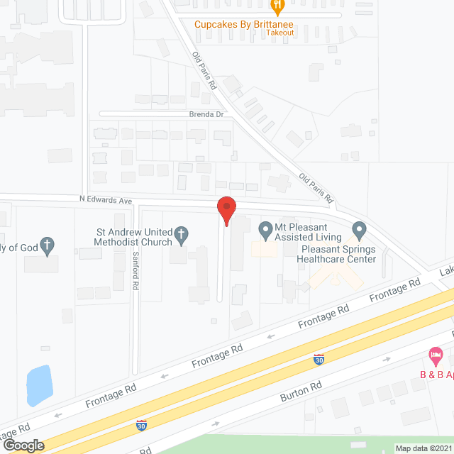 Mt Pleasant Assisted Living in google map