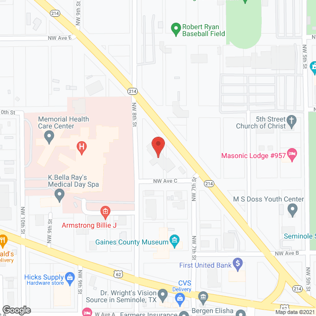 Memorial Place in google map