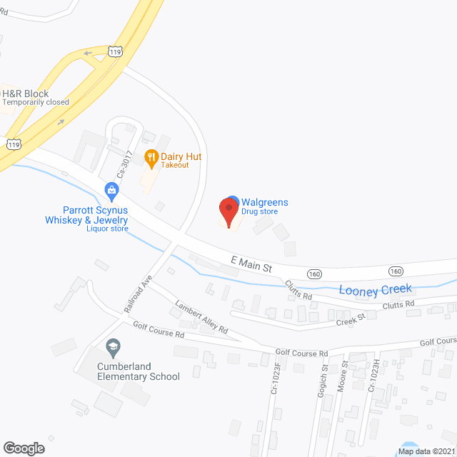 Bradford Square in google map