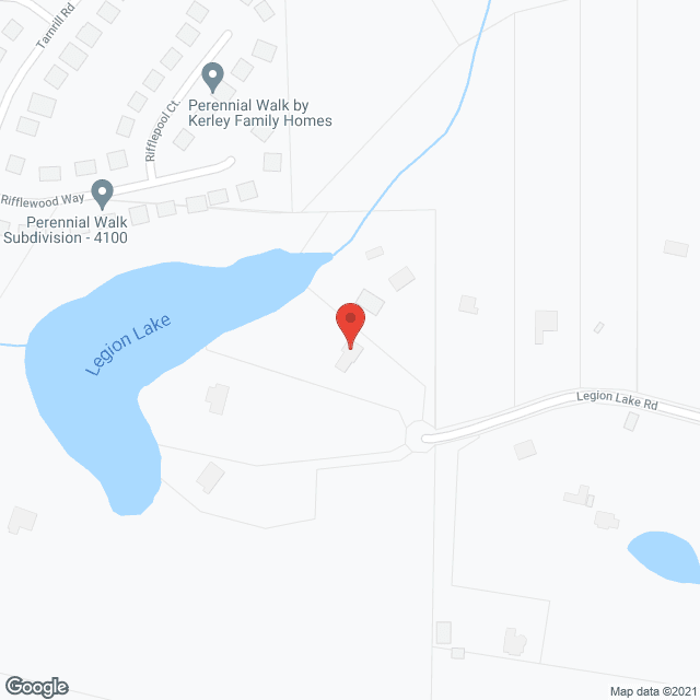 The Lake House at Legion Lake in google map