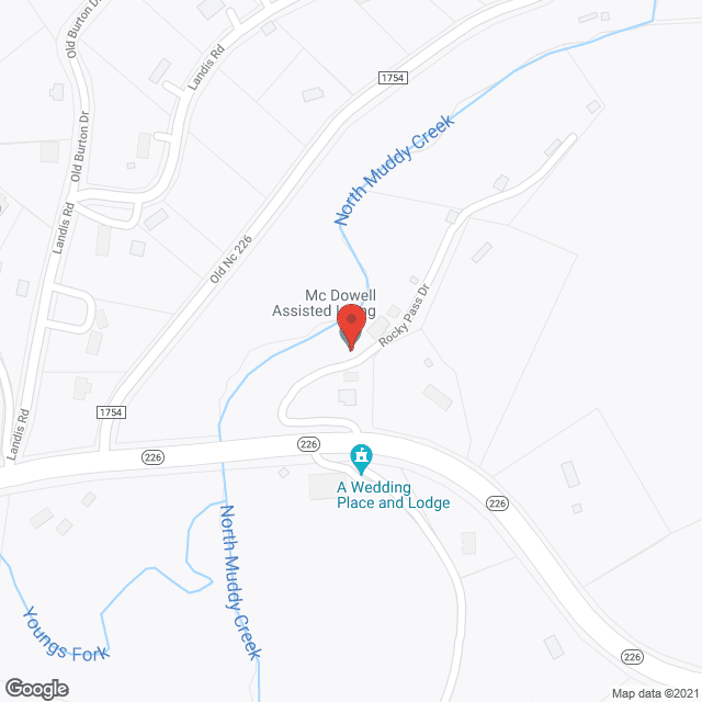 McDowell Assisted Living in google map