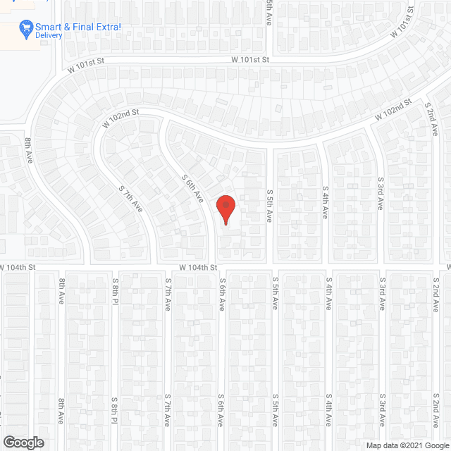 Serenity Estates in google map
