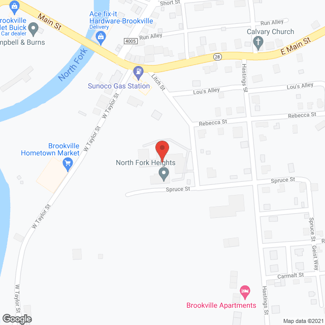 North Fort Heights in google map