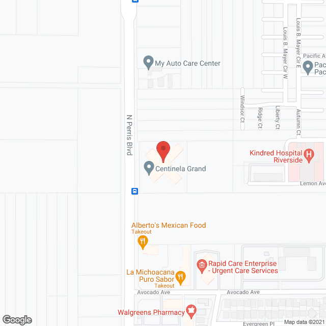 Centinela Grand in google map